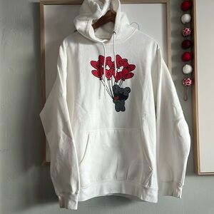 6lack white sweatshirt sz M